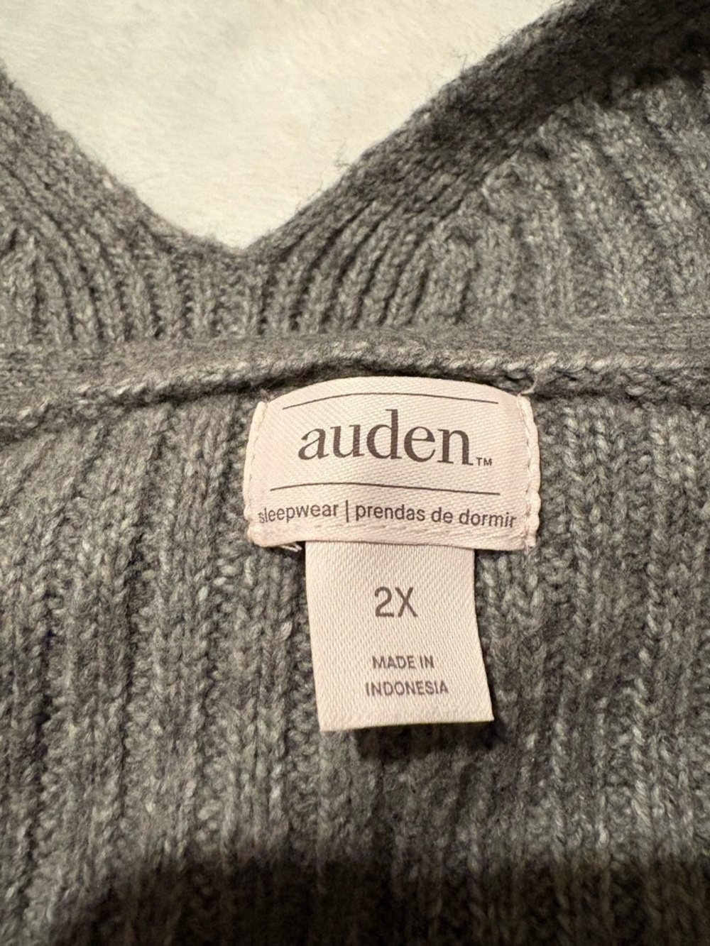 Auden Ribbed Knit Tank Top - Gray - Picture 2 of 9